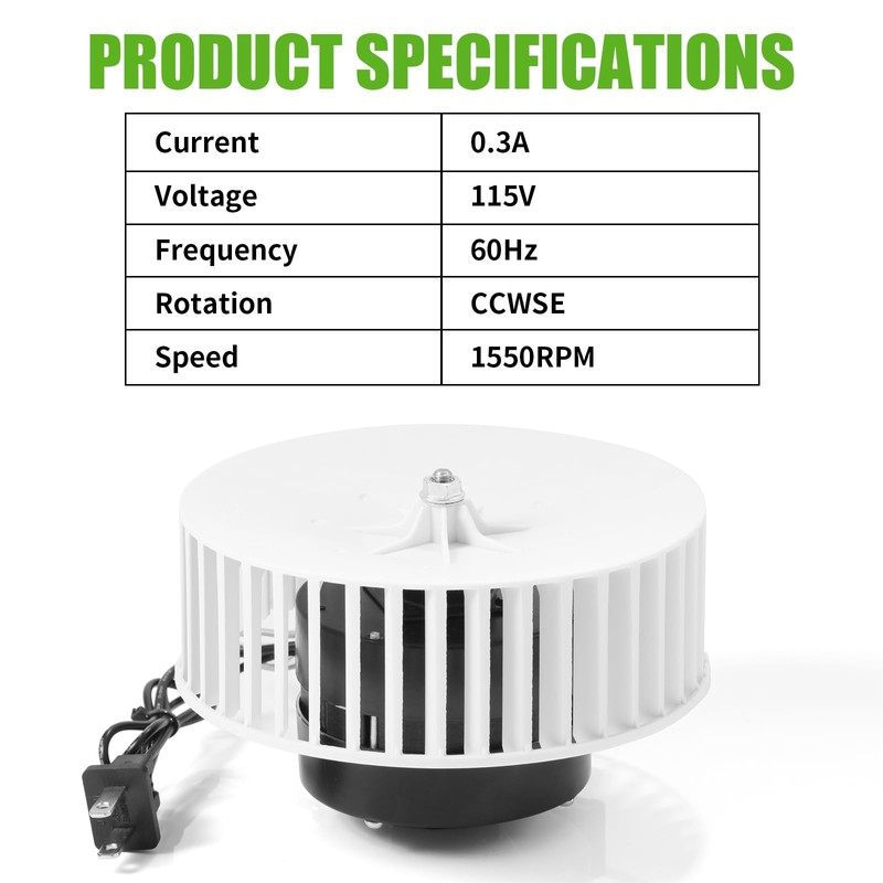 8662 Bathroom Fan Motor Replacement - Blower Wheel Replacement -