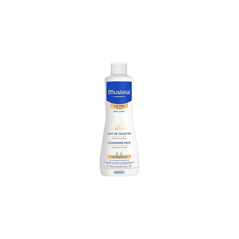 Mustela Solución Limpiadora con Textura Cremosa para Bebé o Niño