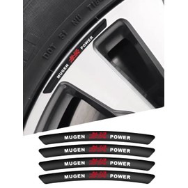 Rim Sticker Wheel Hide Scratch Cool Universal Black