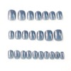 Nordic Style Deep Blue Sea Nail Tips, Plain Nail Tips,