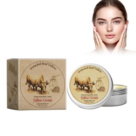 Tkekruh Beef Tallow Cream 70 g, Moisturising Cream, for Face Smooth Skin Moisturising, Reduces Dry Lines for the Face, Body Moisture Face