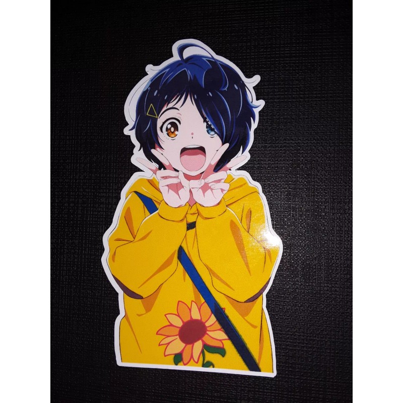 Ai Ohto from Wonder Egg Priority Glossy Sticker Anime Appliances,