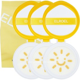 2025 Eloel Pangpang Big Sun Cushion S9 Season 9 Refill 25g x 3 / 2025 엘로엘 팡팡 빅 선쿠션 S9 시즌9 리필 25g 3개