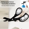 MEUUT 8 inches All Purpose Scissors Multipurpose Heavy Duty Shears,
