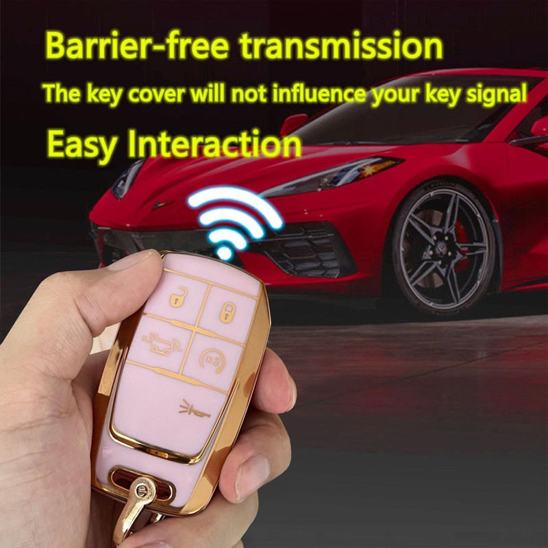 QIXIUBIA Keyless Entry Remote for Ram Key Fob Cover Protective