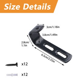 MOROBOR 4pcs PVC Coated Bed Ladder Hooks, Black Iron Bunk Bed Ladder Hook Brackets Heavy Duty Hardware Utility Hook J Hooks for Bunk Bed Loft Bed Stairs