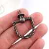 PZRT 4pcs Mini Thread Self Tapping Drawer Cabinet Pull Handles