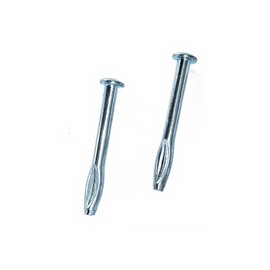 (Qty 100) Split Drive Concrete Anchor Zinc 1/4 x 2-1/2 Mushroom Hammer Drive Nail-in