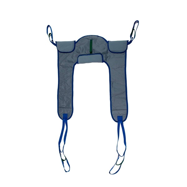 Patient Aid Padded Toileting Sling (PA122XL), with Lower Back Support and Lifting Straps for Moving Patients to and from Commodes and Toilets, Extra Large 40" x 38" Lift Sling Can Hoist 310 to 450 lbs