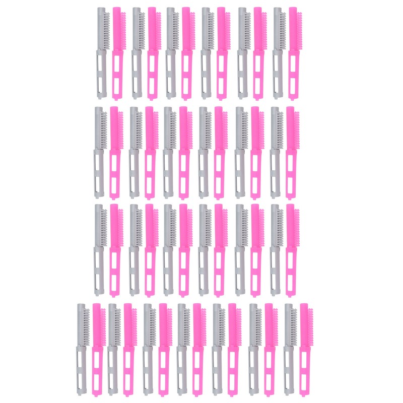 50Pcs Hair Perm Rod Rugged Hook Teeth Hollow Out Versatile