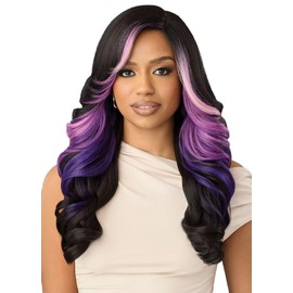 Outre Lace Front Wig - Kelsee (1B/JADE BLUE KISS)