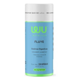Suplemento Enzimas Digestivas Fluye Wu Nutrition 120 Capsulas Recupera Flora Intestinal Aumeta Tasa Metabolica Alimenticio Consumo Para 2 Meses Bienestar