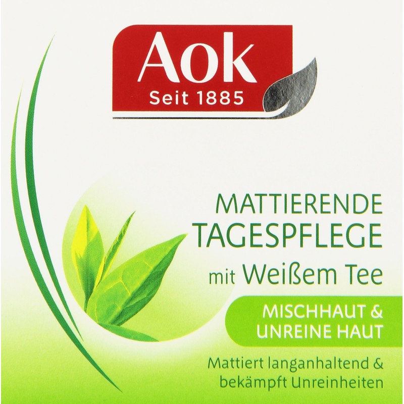 Aok Matte Day Cream with White Tea 50ml