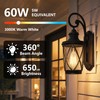 Qualilux Dusk to Dawn Edison LED Light Bulbs ST19, 3000K