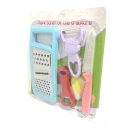 CLADDMX Mayoreo 10 Kit 4 En 1 Rallador Pelador Cuchillo Abre Botella