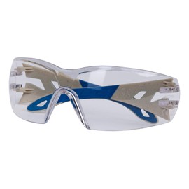 Uvex Pheos Supravision Excellence Safety Glasses, Transparent/Grey/Blue