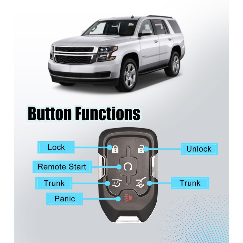 Remote2program Replacement Car Key Self Progrmmable Smart Keyless Entry Remote