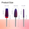 Nail Drill Bits, CORFULRA 5 in 1 Nail Drill Bit