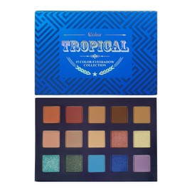 (Tropical) - Tropical 15 Colour Eyeshadow Palette                                                                                                     