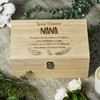 ukgiftstoreonline Nana Remembrance Large Wooden Memory Keepsake Box Gift