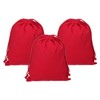 PATIKIL Reusable Drawstring Bags, 10x12.6 Inch 3 Pack Multipurpose Cotton