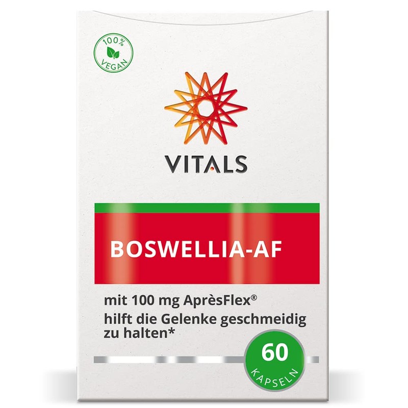 Vitals Boswellia AF – 60 Capsules, Vegan. For Movable Joints.