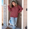 Jhsnjnr Women's Chunky Knitted Pullover Sweater Oversized Long Sleeve Tops
