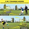 2 in 1 Soccer Rebounder Net & Board, Dual-Sided Rebounder