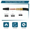 24PCS Flux Core Gasless Nozzle Tips Kit,Flux Core Gasless Nozzle