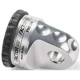 Factor 55 Prolink XTV - Cabrestante de Montaje de grillete, diseñado para Usar Cuerdas de Acero o sintéticas de hasta 6 Libras, Color Plateado