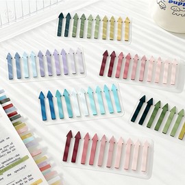 1200 Pestañas Adhesivas, Marcadores de Página Sticky Note Tabs Colored Writable de Flecha Etiquetas de Indice