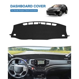 FIILINES Dash Cover Compatible with Honda Passport 2019 2020 2021 2022 2023 Dashboard Mat Passport Accessories Dash Cover Sunshade Nonslip Mesh Protector No Glare