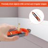 Eophmi Scribe Tool 7pcs Contour Gauge with Lock Scribing Tool