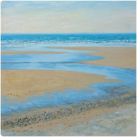 Fine Art Canvas Heat Haze Canvas Wall Decor by Artist Sandra Francis for Living Room, Bedroom, Bathroom, Kitchen, Office, Bar, Dining & Guest Room - Ready to Hang - 32 in x 32 in