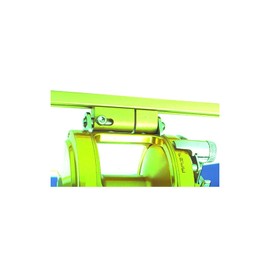 DU-BRO Fishing Tournament Rod Holder, Gold/White