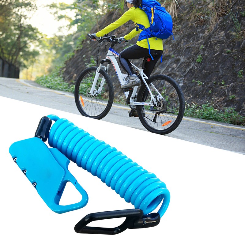K2N Helmet Cable Lock Luggage Bike Password Anti Theft Lock