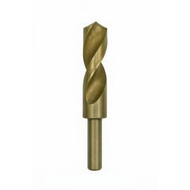 1-Inch Cobalt Drill Bits - Brocas para Metal, Metal Drill Bits for Hardened Steel, M35 High-Speed Steel, 135° Split Point, 6-Inch Length, Reduced Shank, Ideal for Professionals & DIYers