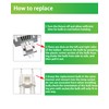 KosunRefill F552D/830 Replacement Bulb for G E General Electric 40184