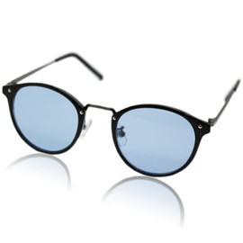 Eight Tokyo TAC-HN-1104 Polarized Sunglasses, Men's, Made in Sabae, Light Color, UV Protection, Lens, Luxury Combi Frame, black and light blue