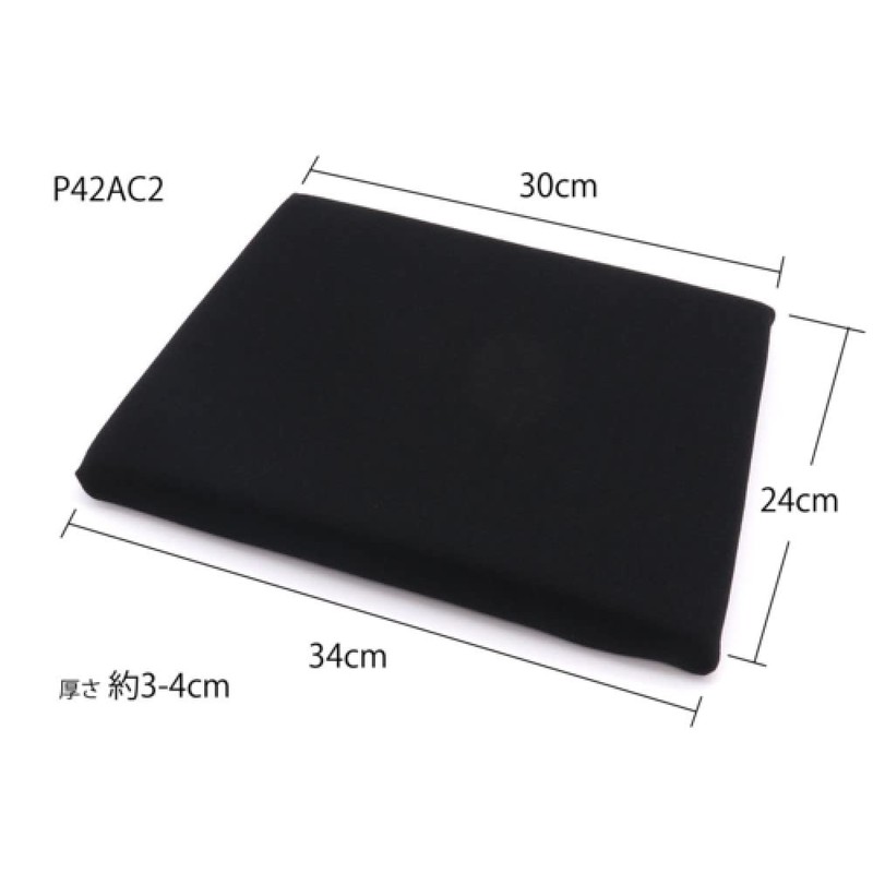 BRIDE P42AC2 Optional Parts for Seat [Seat Cushion] Black
