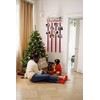 NEWLIGHTURE Christmas Card Holder Wall Display Merry Christmas Wooden Hanging