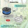 AUCANNIO Strimmer Spool Compatible with AC14RL3A, Olt1832 Rac124, 6Pcs Strimmer