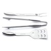 Jean-Patrique Stainless Steel BBQ Utensil 3 Piece Set | Heavy