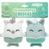 TeeTurtle Plushiverse - Plushmates Besties Keychain Set - Style: Hippocampus
