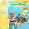 Baby Floats for Pool with Canopy Removable Sun Protection Canopy