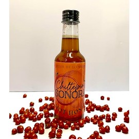 Spicy Chiltepin Sonora Hot Honey, Wildflower Honey with Mexican Chiltepin Peppers