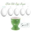 Ceramic Egg Cup With White Dots - Set of 2