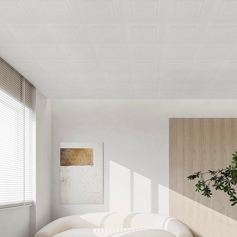 32 PCS Covered 42 Sq.Ft, Ceiling Tiles, Ceiling Tiles Peel