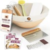Baking Made Easy: 9-Inch Sourdough Proofing Basket Gift Set for