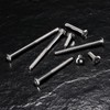M6 x 18mm 10Pcs Flat Head Hex Socket Cap Screws